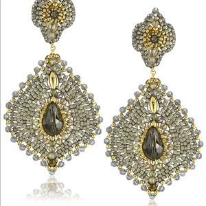 Labradorite Statement dangle earrings